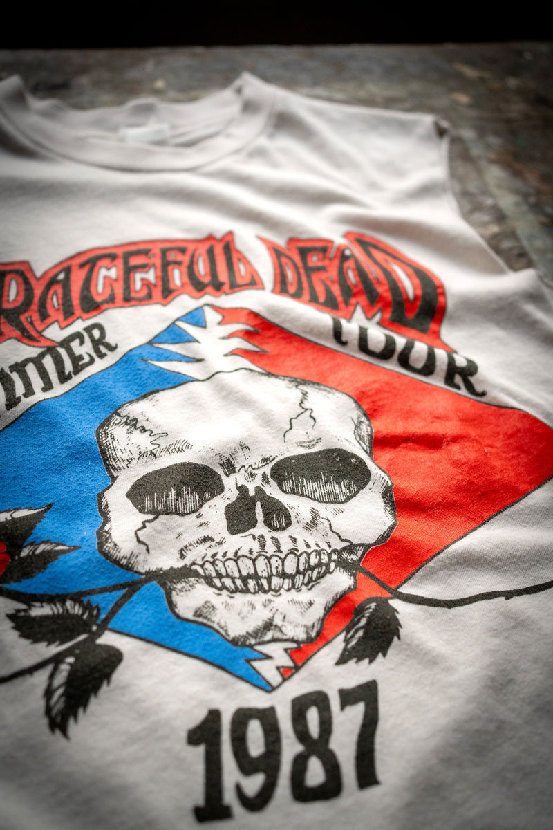 cutandcropped Grateful Dead Summer Tour T-Shirt Medium