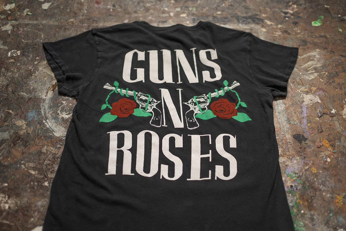 Guns N' Roses madeworn メイドウォーン ガンズ バンドT MADEWORN GUNS N' ROSES '92 US TOUR DESTROYED UNISEX TEE