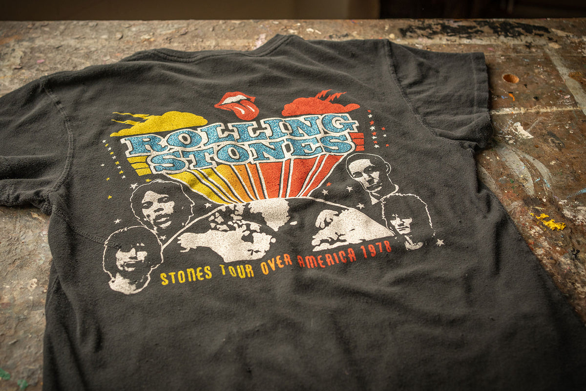 Madeworn Rolling Stones 1978 purchases Tee Shirt