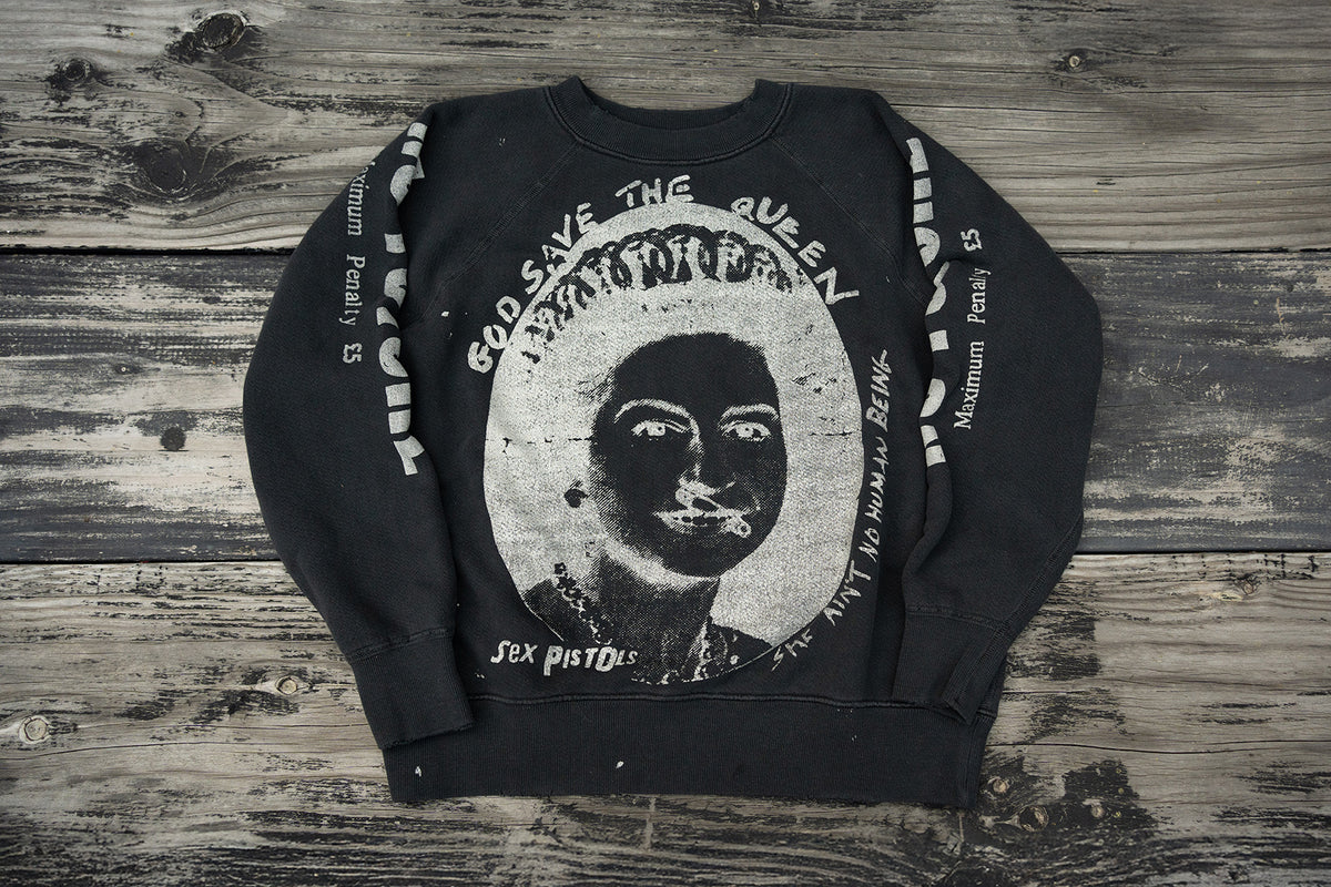 SEX PISTOLS NO FUTURE SHRUNKEN SWEATSHIRT – MadeWorn