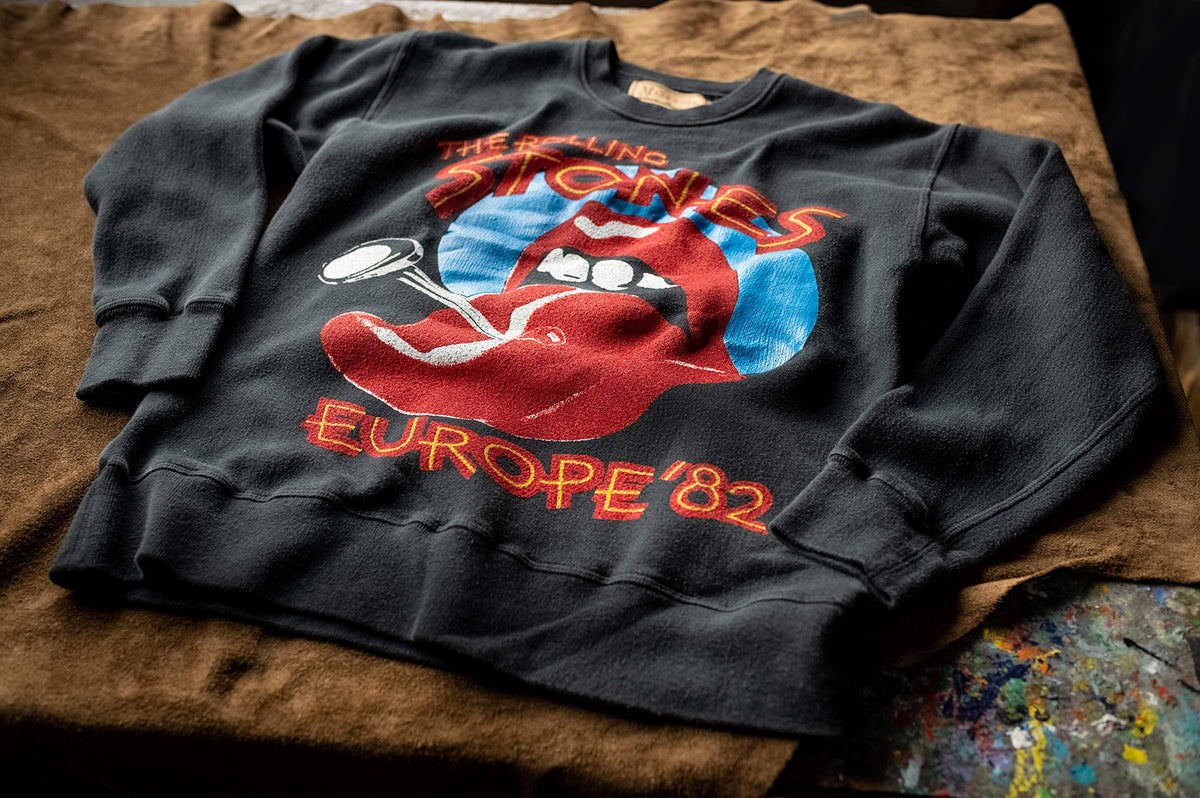 ROLLING STONES EUROPE '82 TOUR CLASSIC FIT SWEATSHIRT – MadeWorn