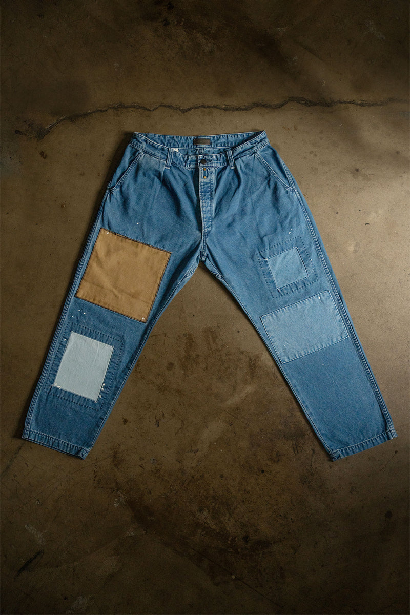 MADE WORN INDIGO OX CANVAS CHORE PANT – MadeWorn