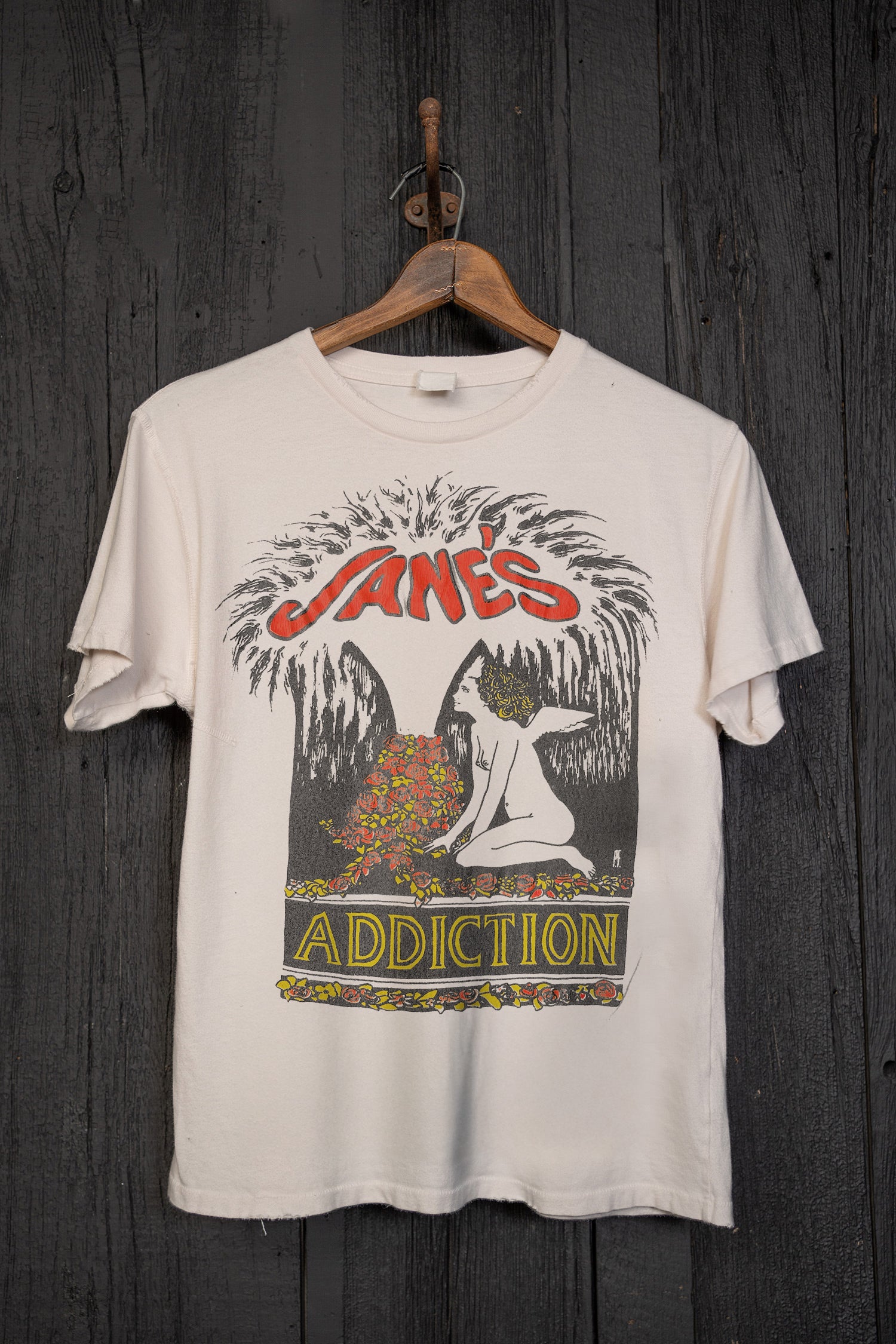 JANE'S ADDICTION 90s フェードTシャツ ダメージ 雰囲気系 JANE'S ADDICTION 90s フェードTシャツ ダメージ 雰囲気系