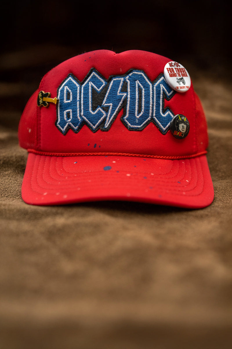 AC/DC LIGHTNING TRUCKER RED – MadeWorn