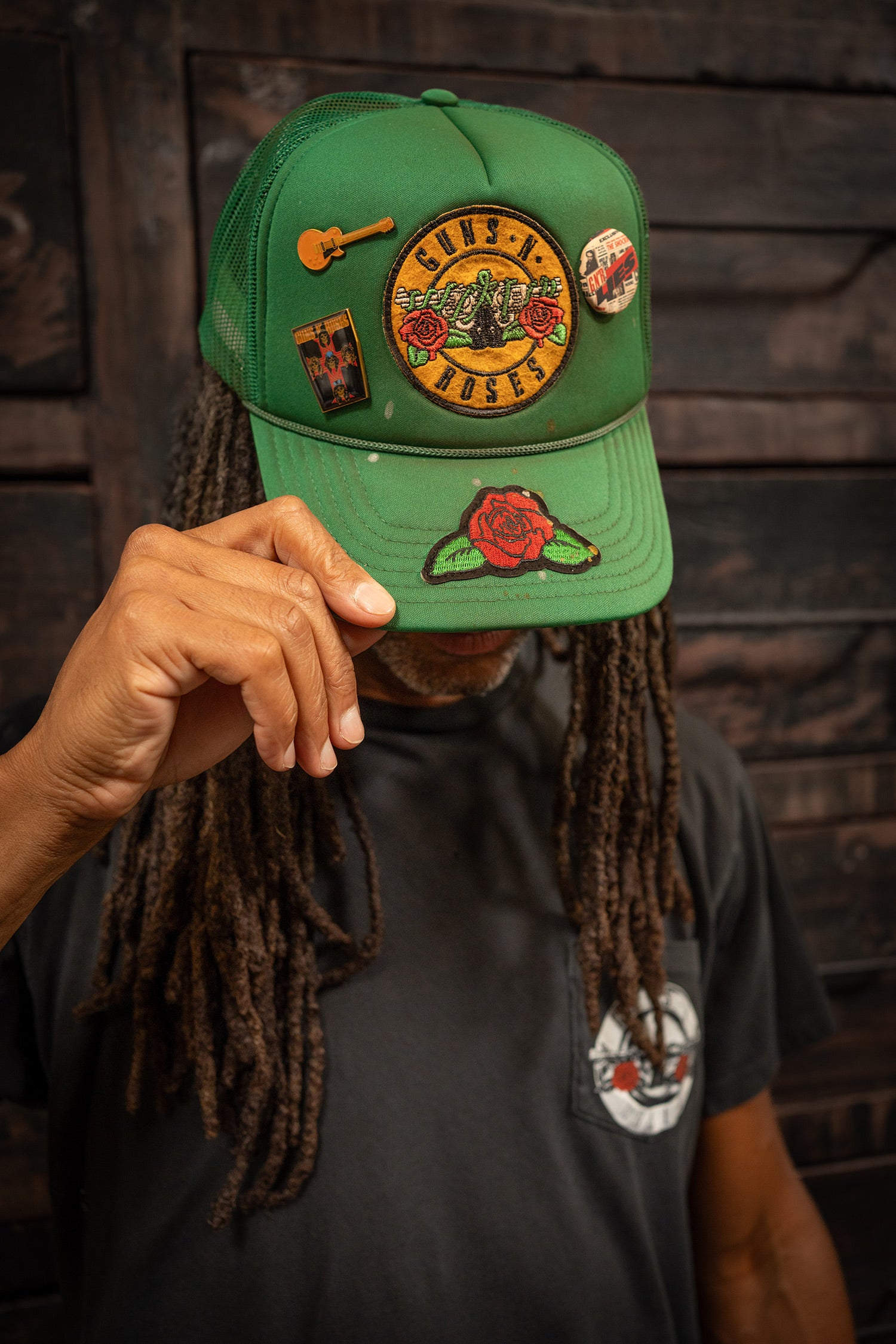 Guns N' Roses 2025 来日　ツアー Trucker Hat Guns N' Roses 2025 来日 ツアー Trucker Hat GN'R Rose Trucker