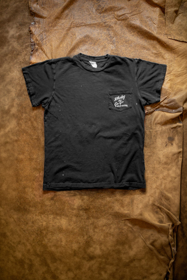 WHISKY A' GO GO '90S FIT POCKET TEE