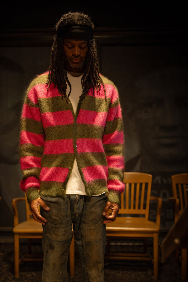 MADE WORN STRIPE CARDIGAN ***FINAL SALE***