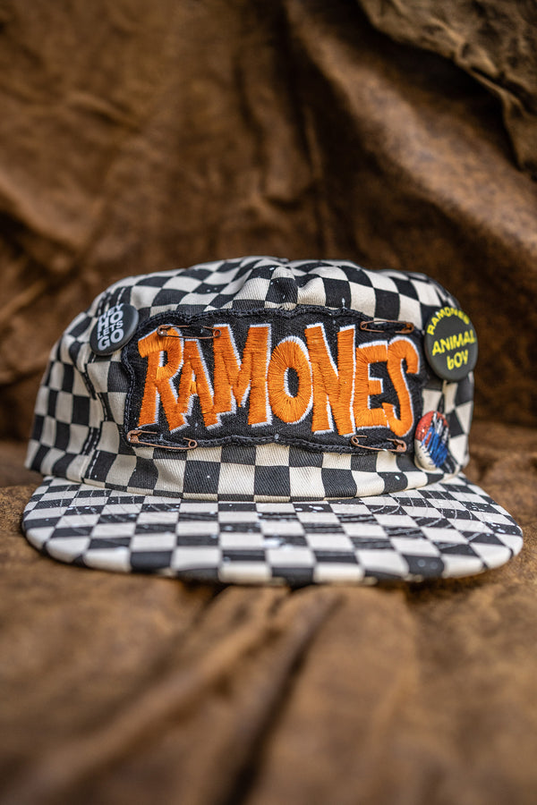 RAMONES NO MIND TO LOSE CHECKERED HAT
