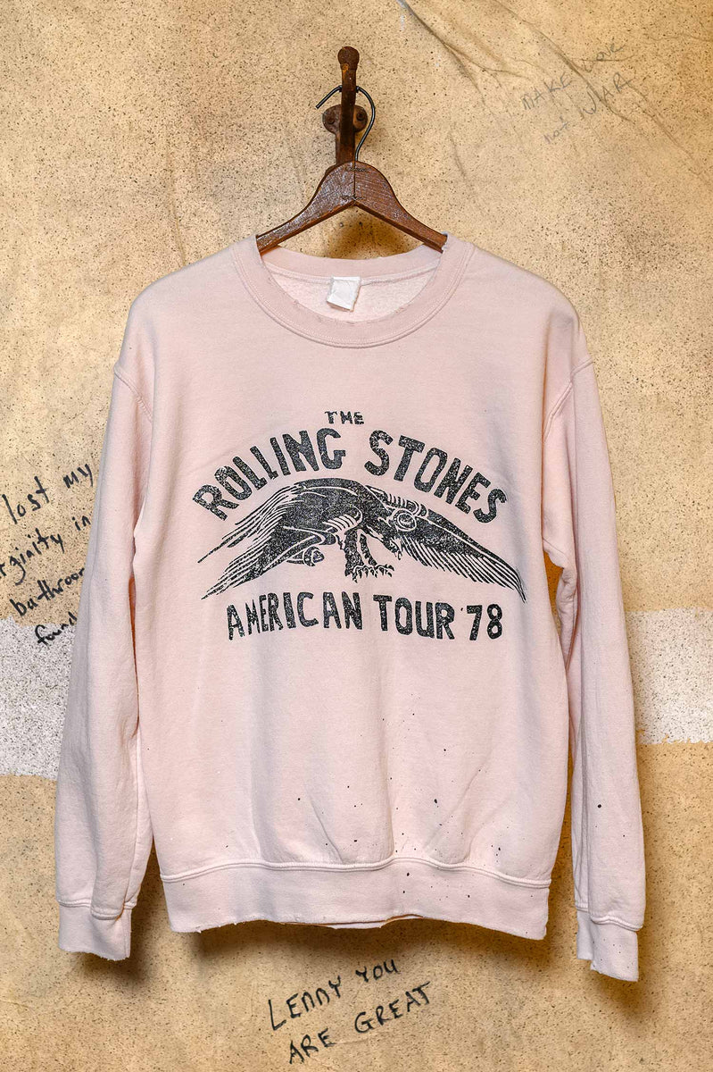 Madeworn rolling stones sequin sweatshirt Clearance
